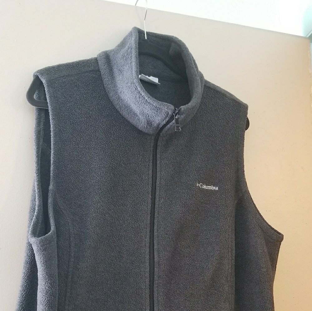 Grey Columbia Fleece Vest